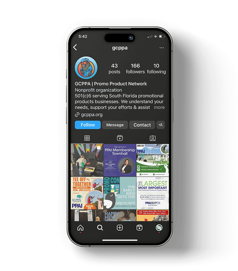 Iphone on white background