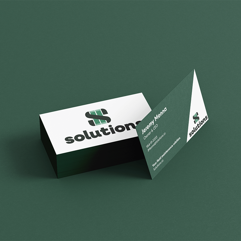 Business cards for Solutions